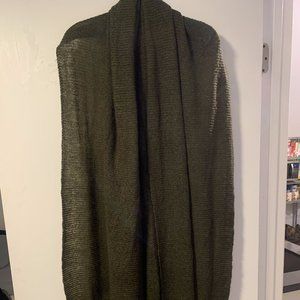 Asos Oversized Long Knit Scarf (Khaki)